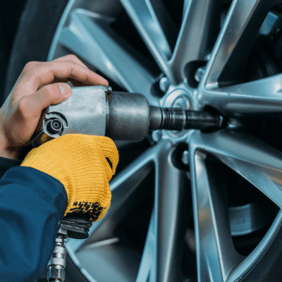 Professional tire change service that ensures your vehicle is safe and performs optimally, tailored to Montreal's changing weather. Quick, reliable, and done by expert technicians